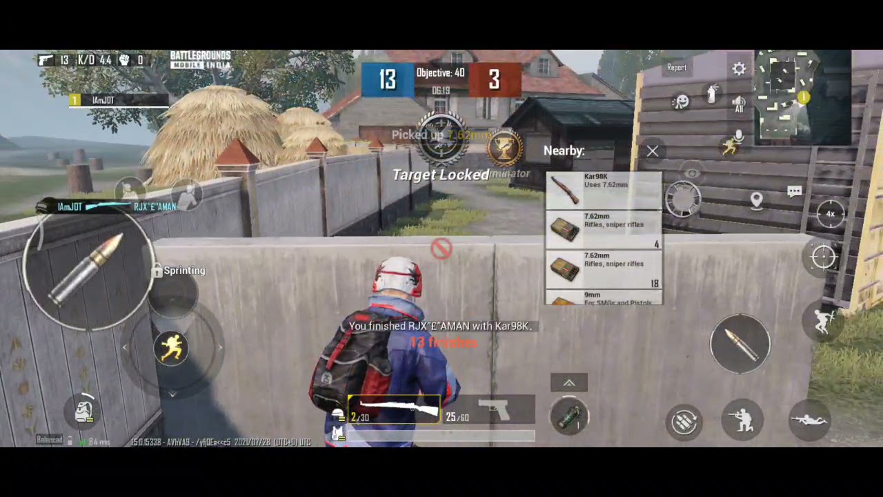 kar98 1v1 gameplay victory target 100 view