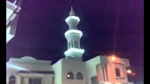 تصوير من خارج المسجد -  تلاوة خاشعة للشيخ إدريس أبكر