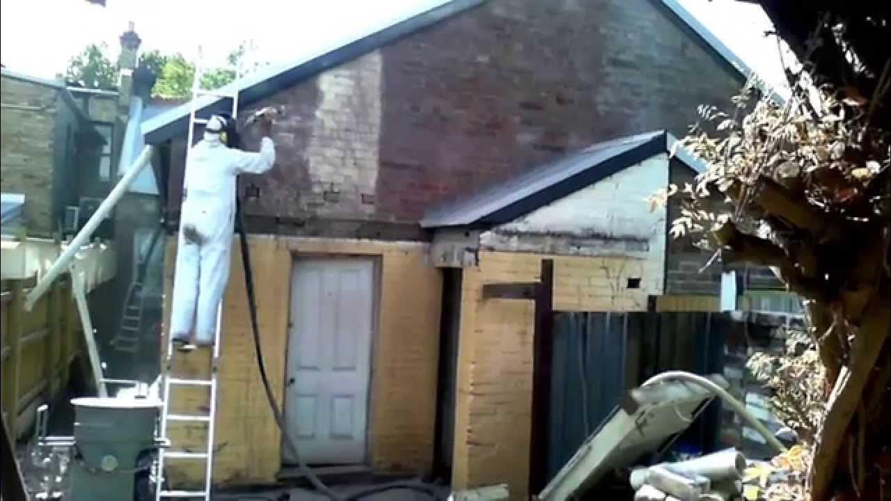 How to remove old exterior paint from brick buildings & walls without
