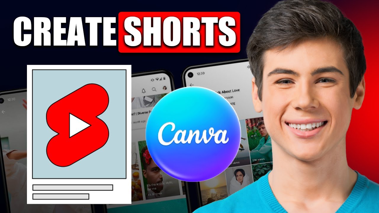 How To Create YouTube Shorts Using Canva - YouTube