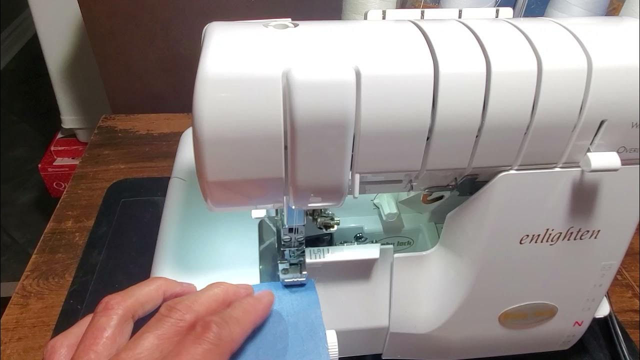 testing the Babylock Enlighten serger YouTube