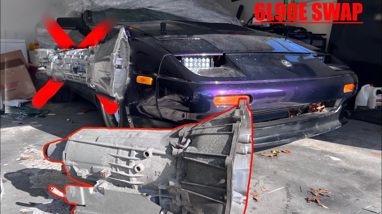 6L90e swap for my ls big turbo Nissan 300zx #6l90 #6l80