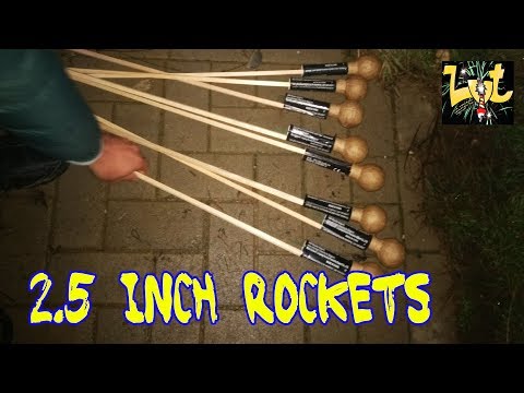 2.5 Inch Rocket Shells Salon Roger Fireworks