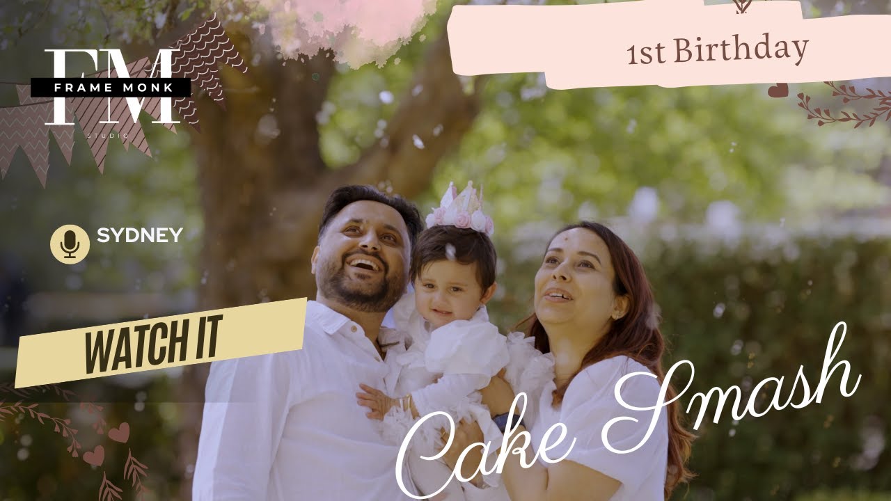 Yineisha CakeSmash || 4k Outdoor shoot || Sydney | Cinematic 4k | Indian | Australia | April 2024