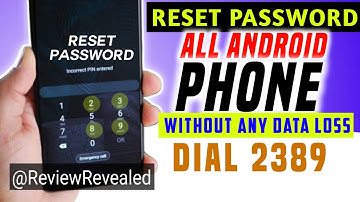 Unlock Any Android Phone Password Without Factory Reset or Data Loss 2022|| Unlock Android Password