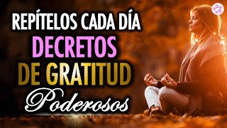 💜 Decretos PODEROSOS de GRATITUD 🙏🏻 Dar las GRACIAS cada Día Transforma tu Vida y Atrae BENDICIONES