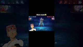 Nepali mobile legend ma Mero team😂 || #nepali #mobilelegends #nepalicommunity #nepal #mlbb