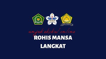 ROHIS ll UNJUK EKSKUL MAN 1 LANGKAT ll 2020
