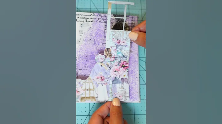 ASMR Lavender 💜 Art journal page #scrapbooking #diy #artjournal #art #journal #artjournalling #asmr