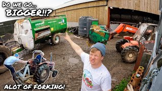 CLEARING OUT... A YOUNG FARMER'S BUSY DAY ON THE FARM