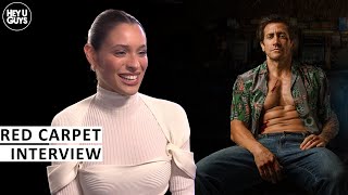 Daniela Melchior - Road House UK Premiere Interview on playing a badass \& Ratcatcher \& James Gunn