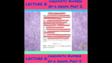 MAT0067 Graph Theory Honours Lecture 6 Part 2