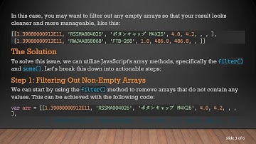 How to Remove Empty Arrays from a Multidimensional Array in JavaScript