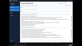 Anki audio flashcards generator - import to tool and export to Anki