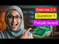 Exercise 2.4 Q 1 Class 9 Math | Punjab board New Syllabus 2026 | Unit 02 Logarithm/log method 