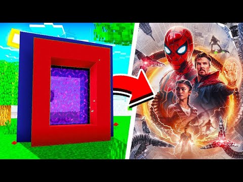 COMO FAZER UM PORTAL PARA O MUNDO DO HOMEM ARANHA SEM VOLTA PARA CASA NO MINECRAFT!