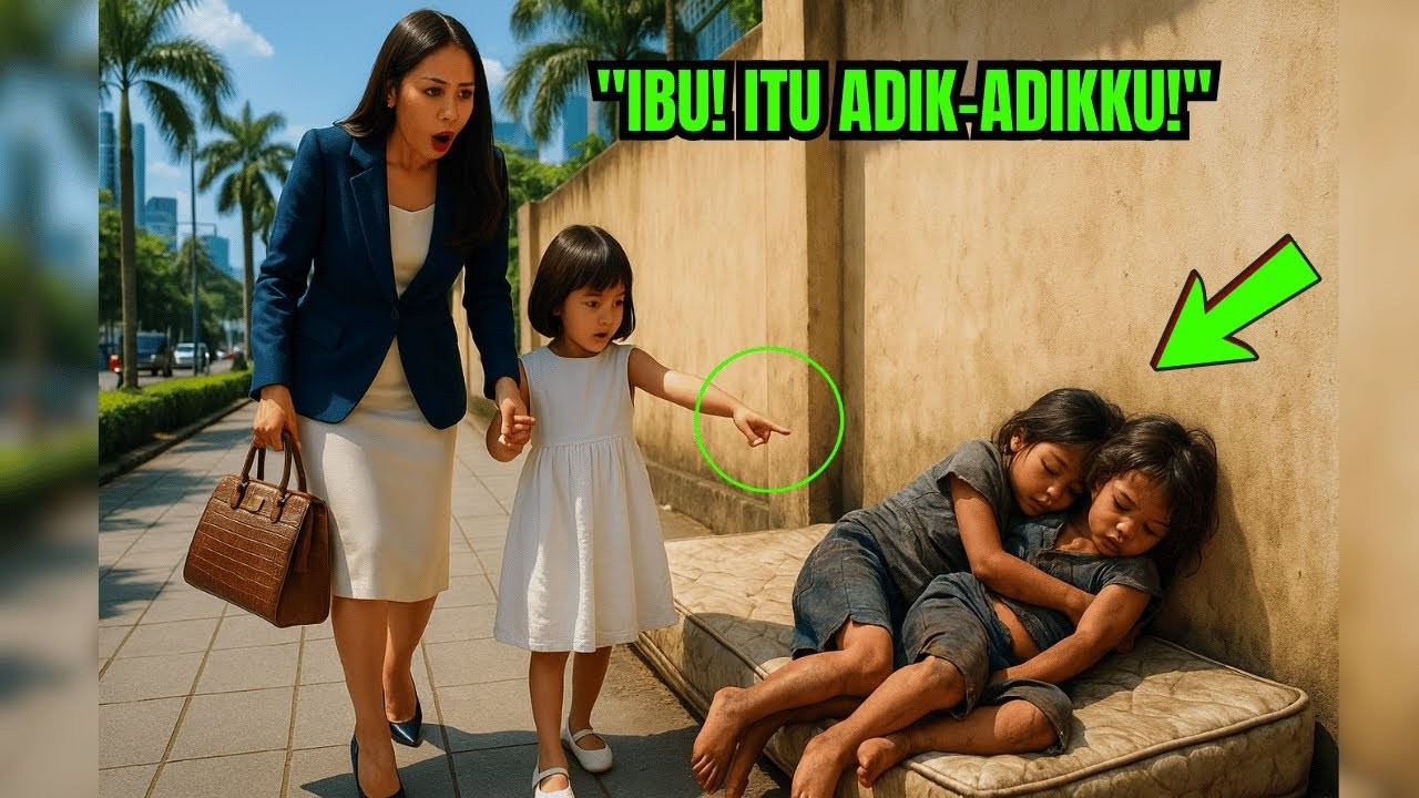 'IBU, LIHAT! MEREKA MIRIP ADIK ADIKKU YANG HILANG!' KATA PUTRINYA  SANG IBU LANGSUNG SYOK