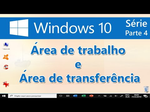 Windows 10 parte 4 Área de trabalho e Área de transferência