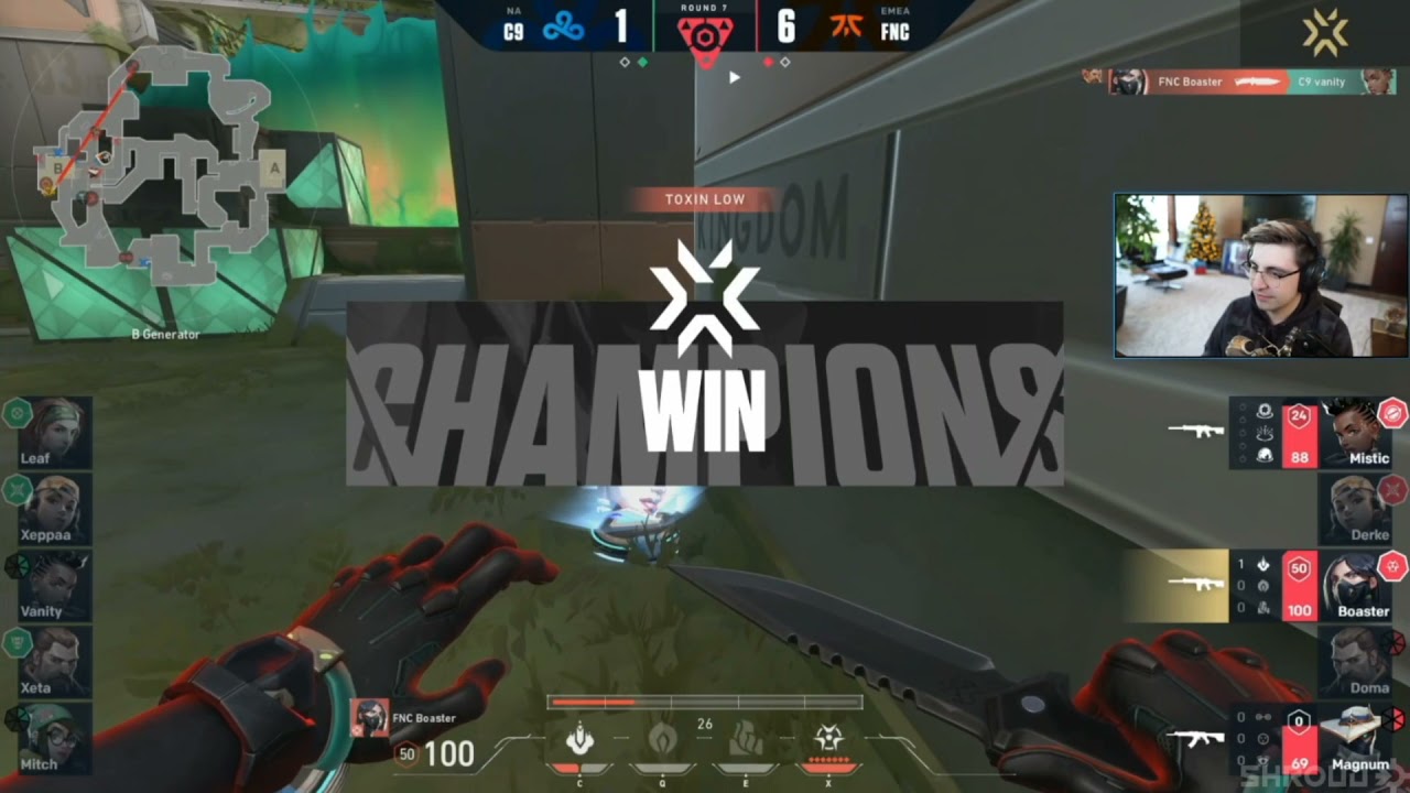 FNC BOASTER knife kill against Cloud9