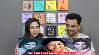 Pak Reacts to Top 200 Lata Mangeshkar Songs | Random Ranking | SangeetVerse