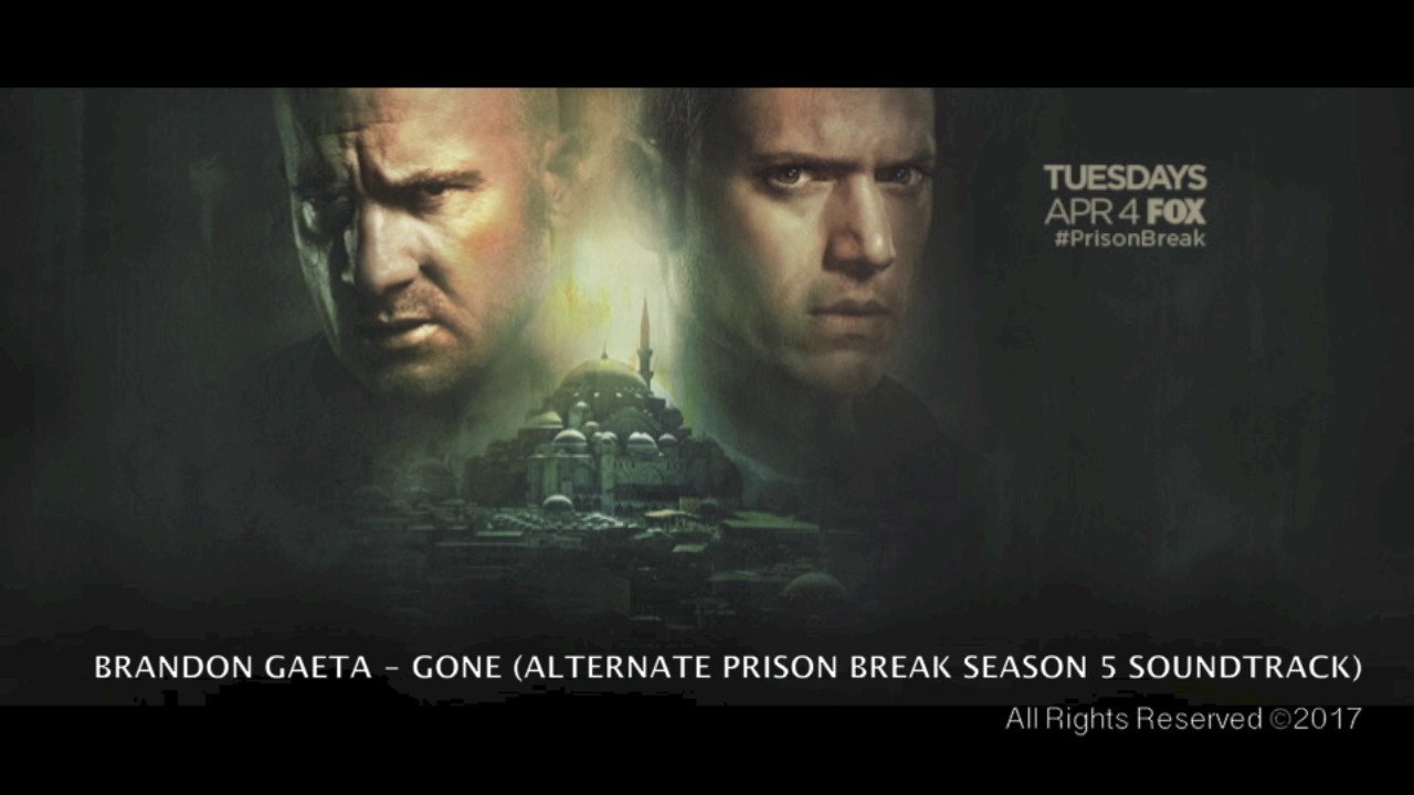 Brandon Gaeta - Gone (Alternate Prison Break Season 5 Soundtrack) - YouTube