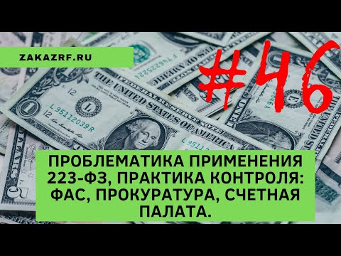 Проблематика применения 223-ФЗ, практика контроля: ФАС, Прокуратура, Счетная Палата.