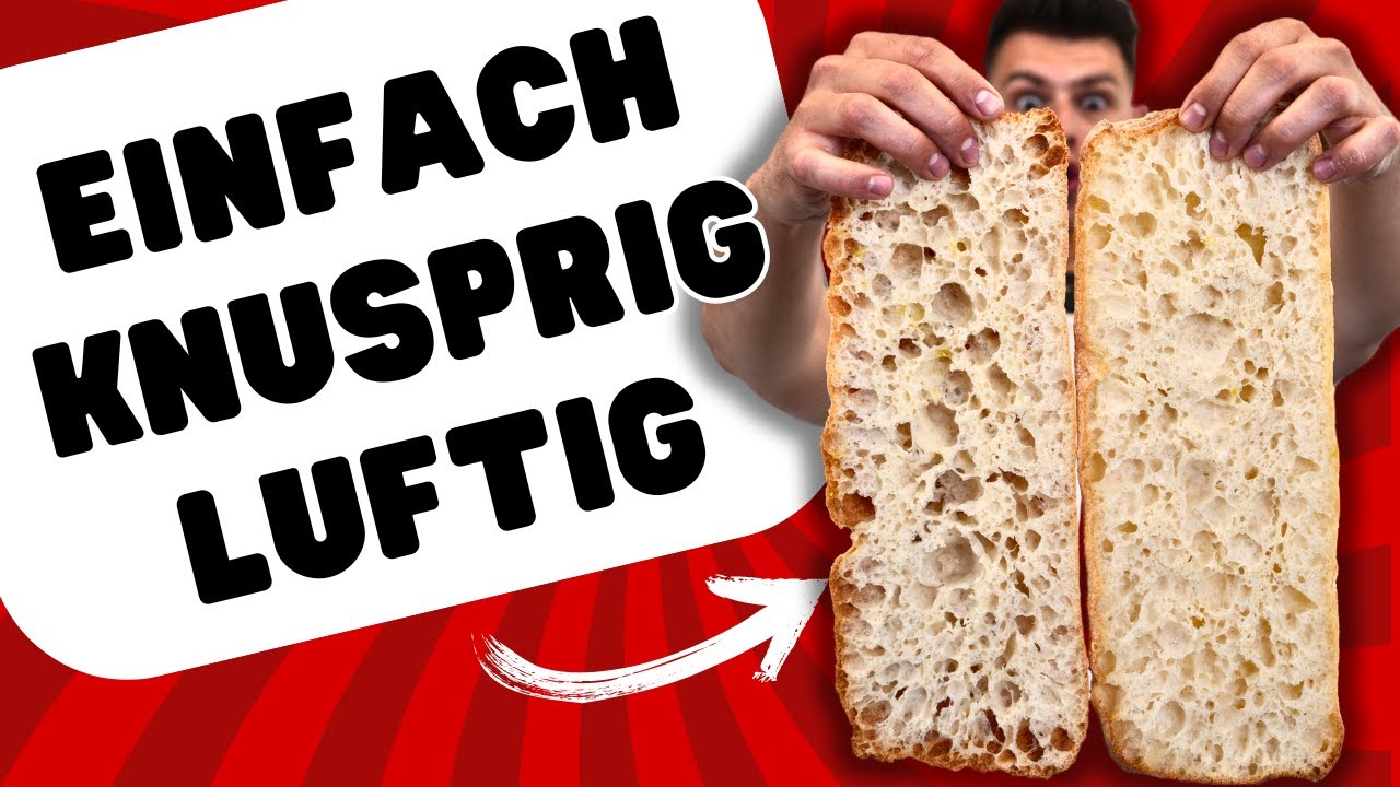 Ciabatta wie aus Italien! DAS Rezept.