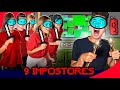 JOGAMOS AMONG US NA VIDA REAL COM 9 IMPOSTORES E 1 TRIPULANTE! (Impostor IQ 999,999,999)