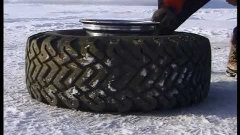 Inflate tire with starter fluid, THE ORIGINAL