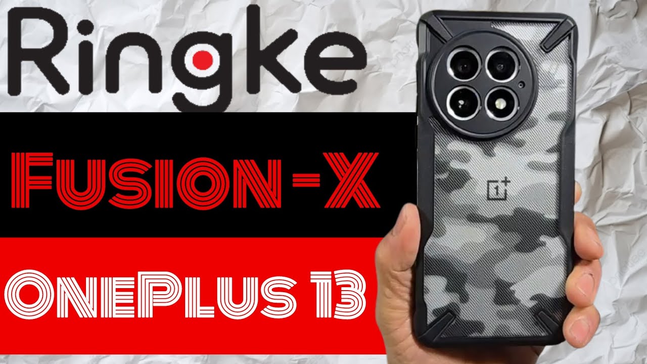 Ringke Fusion-X Camo Black Case for OnePlus 13 | Live A Better Day, Protect Your Investment