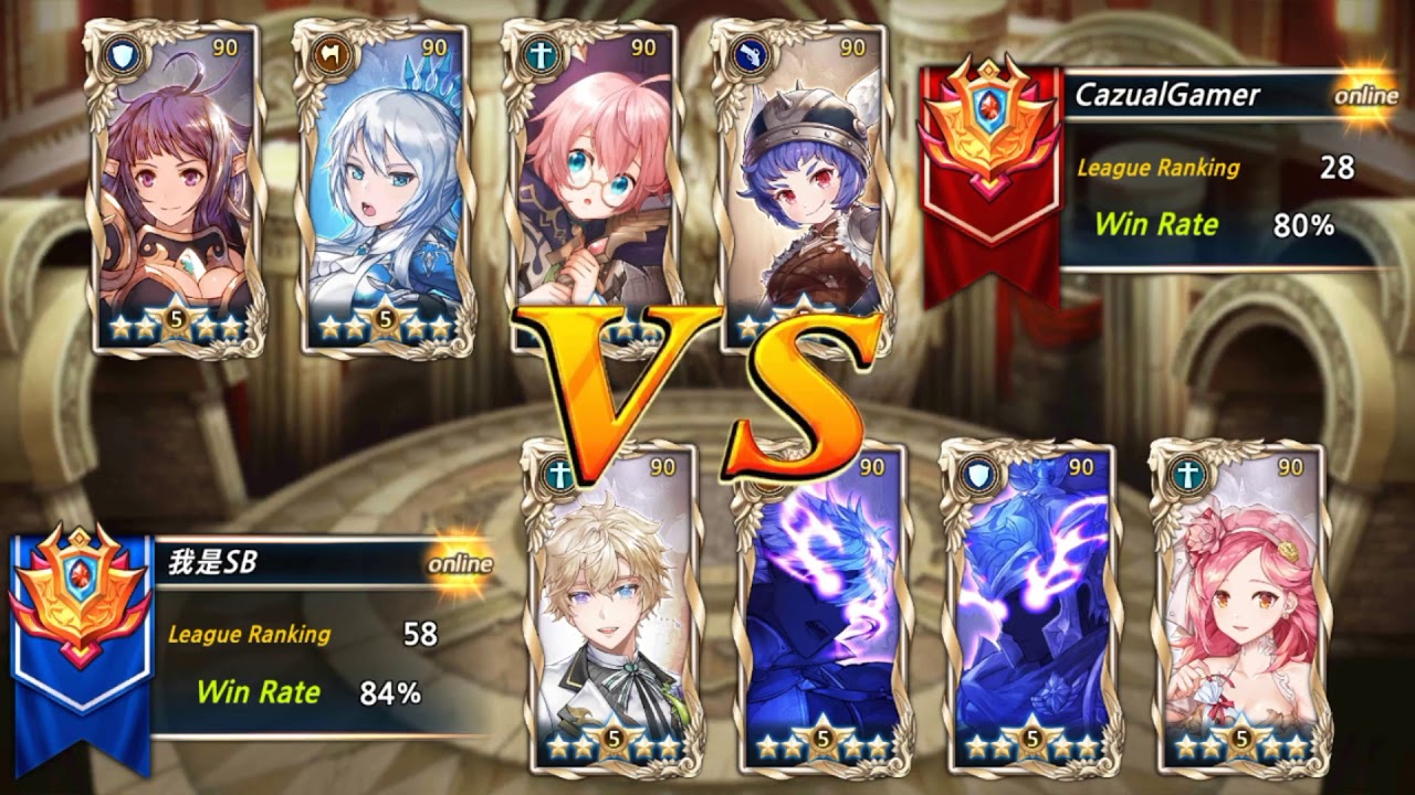 [King's Raid] PvP Dosarta post balance Challenger Climb