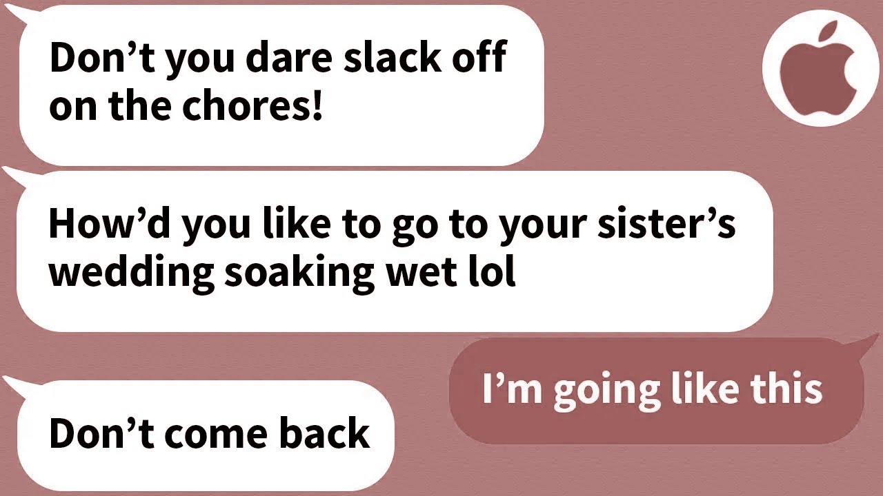 【Apple】 My mother-in-law poured a bucket of boiling water on me