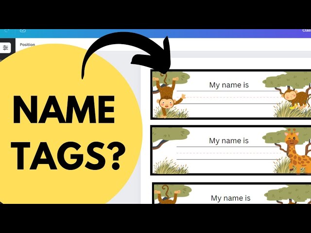 How to Make EASY Class Name Tags? | DIY Name Tags on Canva Simple Tutorial - YouTube how-to-make-easy-class-name-tags-diy-name-tags-on-canva-simple-tutorial-youtube