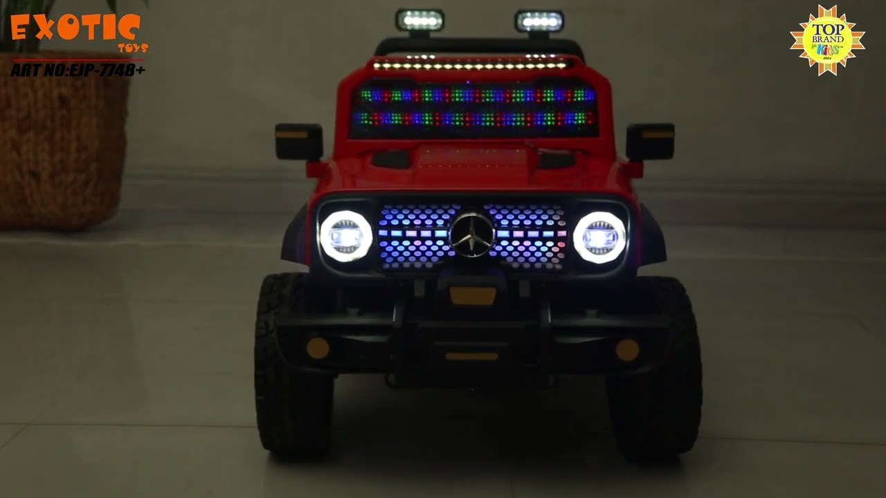 RECHARGEABLE JEEP EXOTIC EJP-7748+ - YouTube