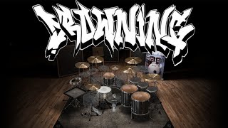 Drowning - Out of Line only drums midi backing track