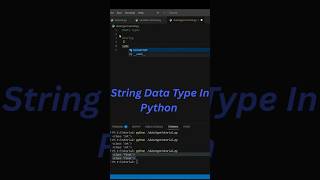 How To check String Data Type In Python  #viral #4kedit #shortvideo #youtubeshorts #trending