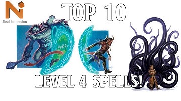 Top 10 D&D 5e 4th Level Spells | Nerd Immersion