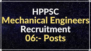 ASSISTANT ENGINEER MECHANICAL RECRUITMENT  2021 FOR HPPCL #education #himachal #hp #hppsc
