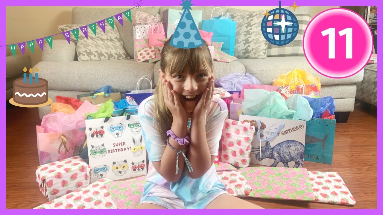 OPENING BIRTHDAY PRESENTS!! Keegans 11th Bday!!!!!!!