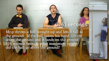 A Free-Fall Problem That You Must Split Into Two Parts