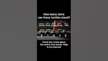 Checking the force of the Tactile switches 💪