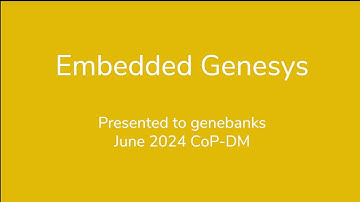 Simplify Genebank Data Management with Embedded Genesys Integration