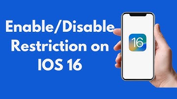 iOS 16 : How to Enable/Disable Restriction on iOS 16 | Turn Off/on Restrictions on iOS 16