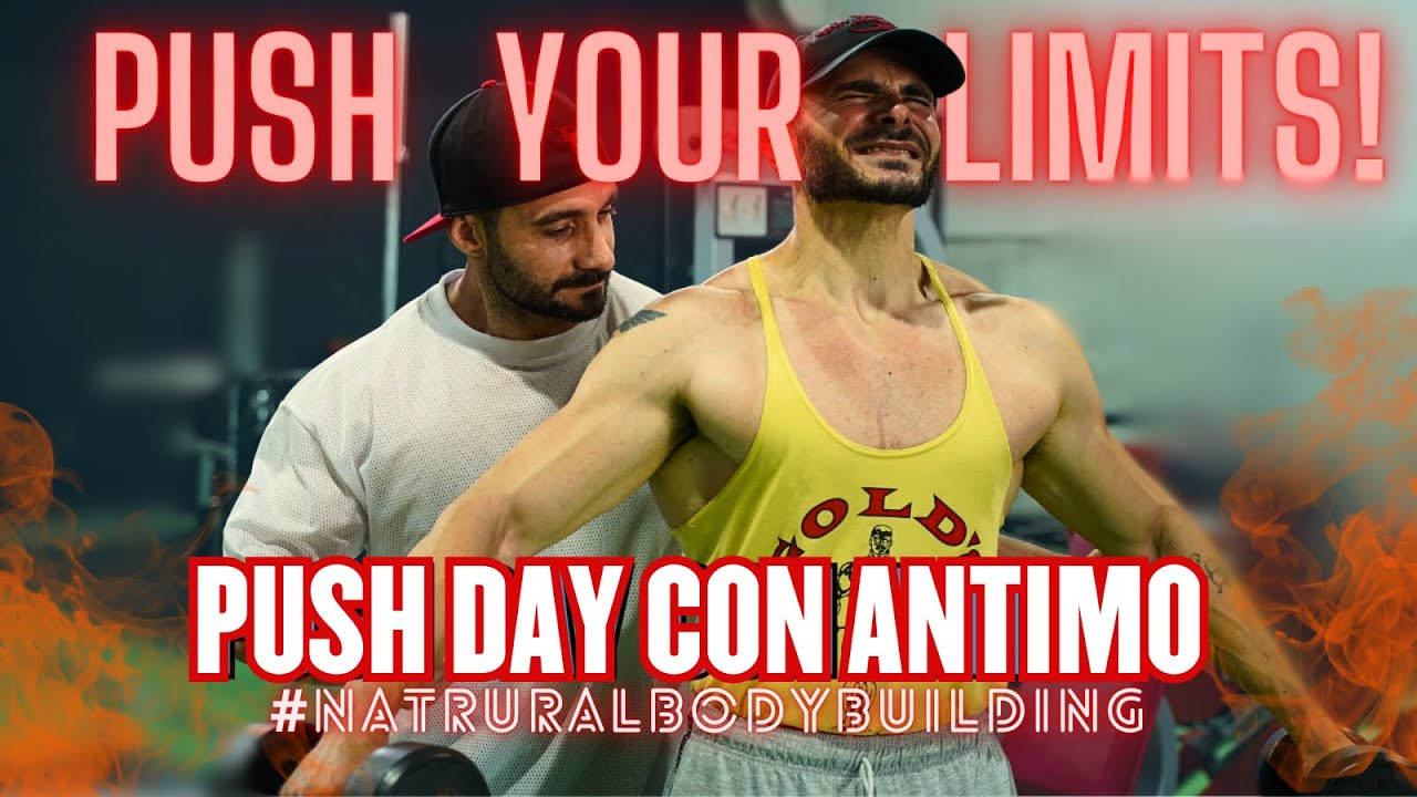 Allenamento di PETTO SPALLE TRICIPITI di due Natural Bodybuilder