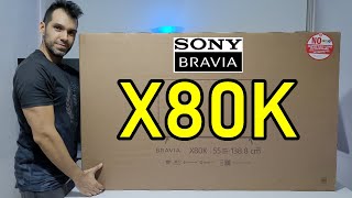 SONY X80K TRILUMINOS PRO: РАСПАКОВКА И ПОЛНЫЙ ОБЗОР / Smart TV 4K