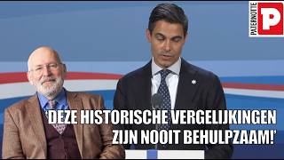 Rob Jetten offers SLIGHT CRITICISM of Frans Timmermans' HOLOCAUST remarks