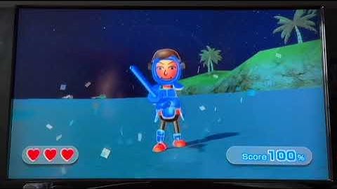 Wii Sports Resort Swordplay Showdown Stage 13 Beach Reverse