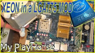 Famous LGA 771 TO 775 MOD - It WORKS !! Intel Quad core XEON - 323 Profile