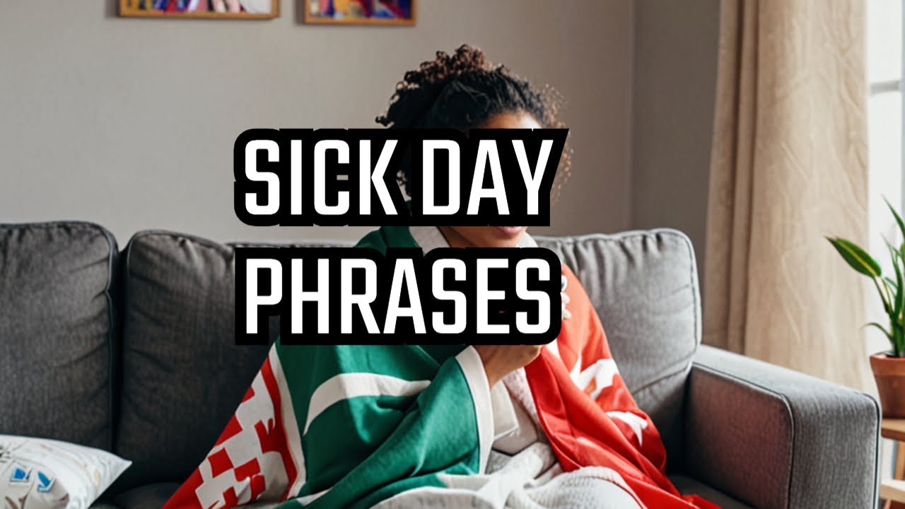 10 WAYS to Say 'I'm Sick' in English | Must-Know Expressions