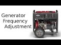 Generator Frequency Adjustment